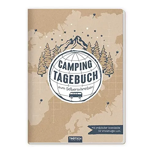 Trötsch Camping Tagebuch: Tagebuch Camping Eintragebuch Geschenk