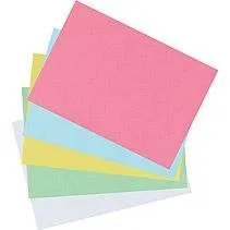 Karteikarten A6 blanko, blanco weiß von Herlitz 600