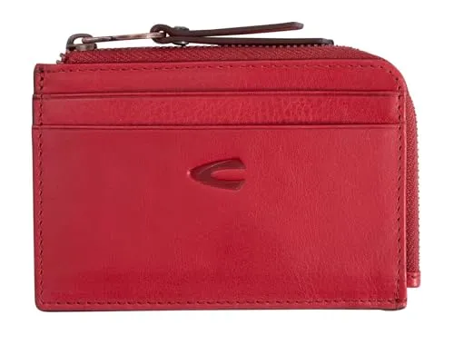 camelactive Sara Damen Geldbörse - Damen-Geldbörsen mit stilvollem Design in mid red, ideal für den Alltag und kompakt mit 12 x 1 x 8.5 cm.