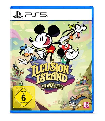 Disney Illusion Island - Mickey & Friends (PS5) - Action & Abenteuer für PS5, erlebe mit Mickey und Freunden ein magisches Abenteuer in dieser neuen Disney Illusion Island Edition!