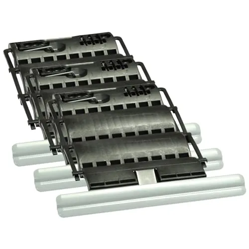 Hochschiebesicherung/Wellenclipverbinder Octoclick für Mini+Maxiprofil, 3-gliedrig - 3 Stück