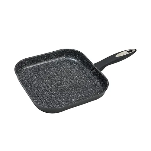 Zyliss Ultimate Keramik Grillpfanne Induktion 26x26 cm, Antihaft Steakpfanne mit 10 Jahren Garantie - Erleben Sie die Schweizer Xeradur 5 Antihaftbeschichtung für perfekte Grillstreifen. Ideal für Fleisch, Fisch und Gemüse – gleichmäßige Wärmeverteilung und spülmaschinenfest für müheloses Kochen.
