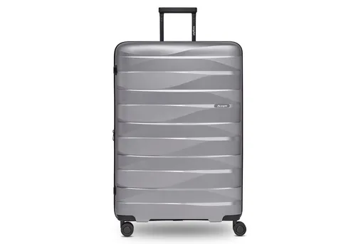 Bergpfeil Großer Hartschalen Check-in Koffer – erweiterbar, leicht und robust - Koffer: Großer, erweiterbarer Trolley aus hochwertigem Polypropylen, nur 4,3 kg schwer, mit TSA-Schloss und wasserfesten Reißverschlüssen für optimalen Schutz bei Reisen.