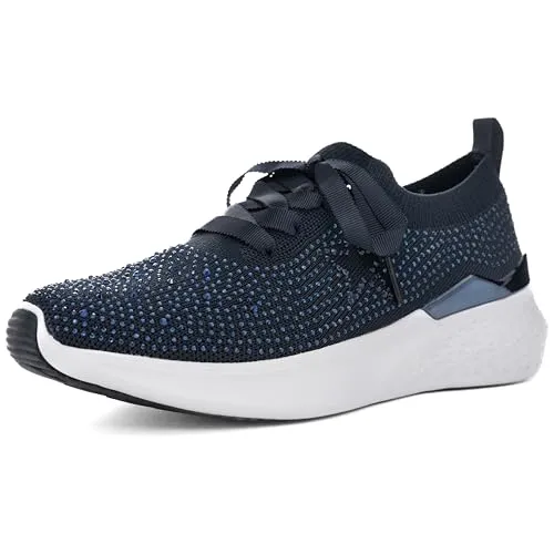12-54510 Maya Damen Sneaker in Blau Gr. 38 - Modische Damen-Sneaker aus hochwertigem Textil, ohne Futter, mit bequemer Synthetiksohle für ein leichtes und luftiges Tragegefühl.