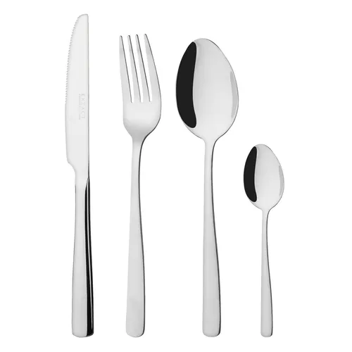 Besteckset aus Edelstahl 16teiliges, Rostfreies Besteck