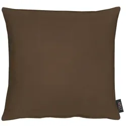 Apelt Kissenhülle, Braun, Textil, Uni, 40x40 cm, Oeko-Tex® Standard 100, Wohntextilien, Bezüge, Kissenbezüge