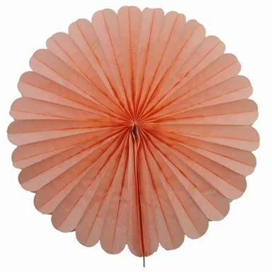 Creativery 1 Papierfächer 35cm (apricot 714) / Deko Papier Fächer Rosetten Blumen Raumdeko Papierrosetten Hängedeko