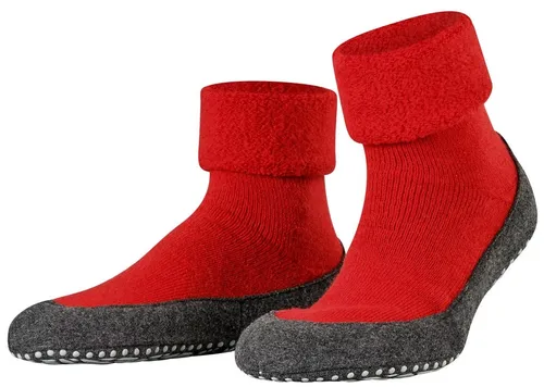 FALKE Herren Stoppersocken Cosyshoe M Hp Wolle - Hausschuhe aus warmer Merinowolle mit rutschhemmenden Noppen, ideal für gemütliche Abende. Atmungsaktiv und waschbar, perfekt für Herren und Teenager.