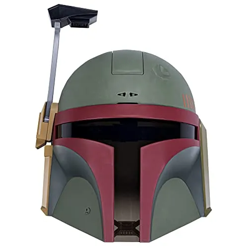 Star Wars Boba Fett Maske - Masken für Kinder mit Soundeffekten und verstellbarem Riemen, ideal für Star Wars Fans ab 5 Jahren, um in die Rolle des legendären Kopfgeldjägers zu schlüpfen.