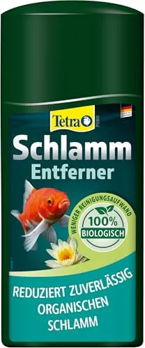 Tetra Pond Schlammentferner 500 ml - Wasseraufbereiter zur biologischen Reduzierung von Schlamm im Gartenteich, fördert Sichttiefe und stärkt das biologische Gleichgewicht für ein gesundes Teichklima.