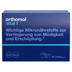 Orthomol Vital f Granulat Tablette Kapsel Orange 15er-Packung