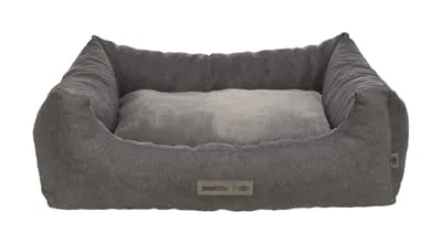 TRIXIE Hundekorb Liano Grau - 60 x 50 x 15 cm, stilvolles Design und optimaler Komfort für Ihren Hund