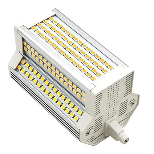 QLEE R7S LED-Lampe 50W - Dimmbar Warmes Licht - Energiesparlampe mit 50W, dimmbar und 3000K warmem Licht; ideal für Innen- und Außenbeleuchtung, ersetzt 500W Halogen mit 200 Grad Abstrahlwinkel.