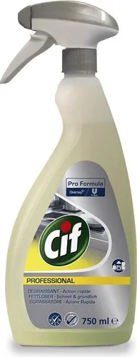 Cif Professional Fettlöser, 6 x 0,75 Liter Sprühflaschen