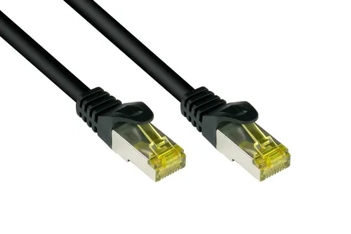 Kabelmeister Patchkabel Ethernet Netzwerkkabel, RJ45 Stecker gerade, RJ45 Stecker gerade (15 cm)