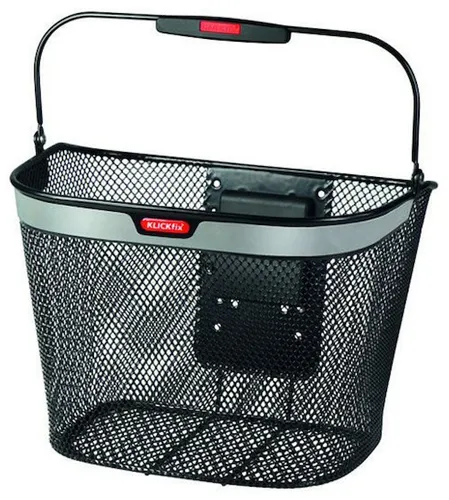KLICKfix Farradtasche Uni Korb Feinmaschiger Reflect, 0397RE - Fahrradtaschen mit hochwertigem, langlebigem Material und feinem Maschenreflektor für zusätzliche Sicherheit und Komfort unterwegs.