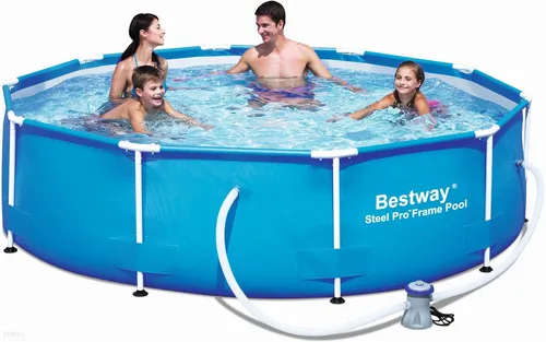 Bestway Steel Pro MAX Frame Pool 305 x 76 cm Set mit Pumpe
