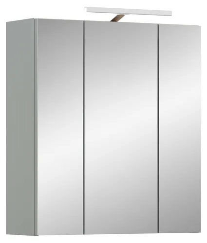 Spiegelschrank Star mit LED - Eiche 60x68x19 cm - Eleganter Spiegelschrank Star mit integrierter LED-Beleuchtung, ideal für Ihr Badezimmer. Bietet ausreichend Stauraum und ist ein stilvolles Highlight.