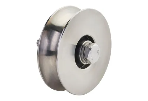 SO-TECH® Schiebetorrolle Ø80 mm aus Edelstahl SS304 - Hochwertige Schiebetorrolle mit Ø 80 mm, Tragkraft bis 300 kg. Ideal für schwere Schiebetore im Innen- und Außenbereich. Langlebig, korrosionsbeständig und mit wasserdichtem Kugellager für ruhigen Lauf.
