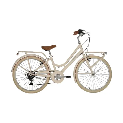 Alpina Bike Milly 24 für Mädchen 9-11 Jahre 6V Gelb Creme