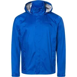 MARMOT Herren Regenjacke PreCip® Eco Jacket - Blau - M - Funktionsjacke aus 100% recyceltem Material, wasserdicht und atmungsaktiv mit verstellbarer Kapuze. Ideal für Wanderungen und den Outdoor-Lifestyle.