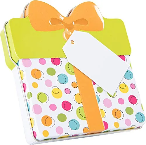 Gutscheindose Geschenkdose Dose für Gutschein, Verpackung für Gutschein (Bunt)