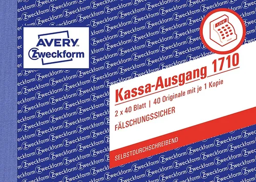 Geschäftsformulare & -belege von Avery Zweckform
