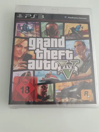 Grand Theft Auto V für PlayStation 3 - Action & Abenteuer Spiel von Take-Two Interactive, bekannt für seine offene Spielwelt und fesselnde Story, ideal für Fans von Abenteuer und Freiheit.