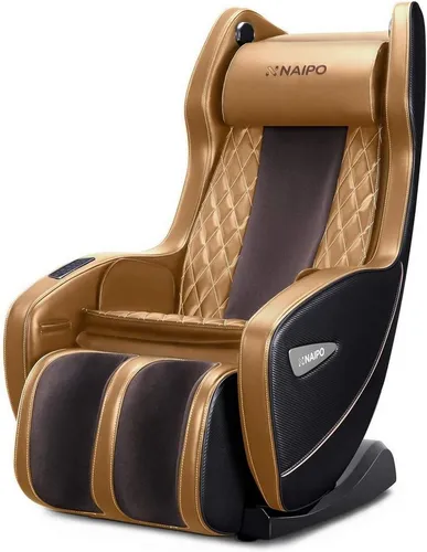 NAIPO Shiatsu Massagesessel mit 3D Surround Sound - Sessel mit Klopfen, Kneten und Luft-Massage-System für professionelle Rückenschmerzlinderung und individuelle Anpassung der Massageintensität.