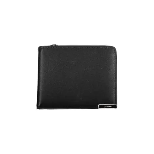 Calvin Klein Modern Plaque Bifold Half Z/A, Schwarz von Calvin Klein
