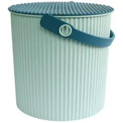 Hachiman Omnioutil Eimer L Scandinavian Blue 10 l - Vielseitige Aufbewahrungslösung - Aufbewahrungsboxen - Robuster, lebensmittelechter Eimer mit modernem Design, ideal für Garten und Haushalt, kälte- und hitzefest sowie bis zu 150 kg belastbar.