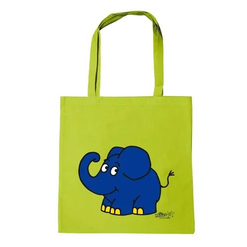 Logoshirt® Sendung mit der Maus I Elefant I Stofftasche Baumwolltasche Tote Bag