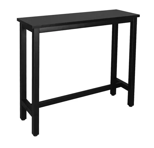 Woltu Bartisch mit Metallgestell und MDF-Tischplatte - Eleganter Bartisch für Ihr Zuhause, stabil und platzsparend. Ideal für gesellige Abende, Maße: 120x40x100cm. Maximale Belastbarkeit von 100 kg.