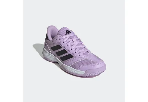 adidas Unisex Kinder Ligra 8 Kids Indoor Shoes - Hallenschuhe für Jungen mit regulärer Passform und Gummiaußensohle, bestehen zu mindestens 20 % aus recycelten Materialien für umweltbewusste Sportler.