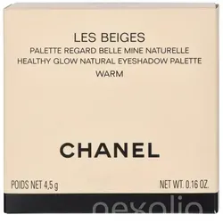 Chanel Les Beiges Healthy Glow Eyeshadow Palette #Warm - Make Up - 5 vielseitige, natürliche Farben für endlose Looks, mit seidiger Textur für langanhaltenden Glow und enthaltenen Applikatoren für perfektes Auftragen.