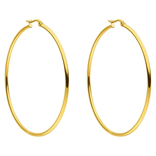 Purelei Creolen Ohrringe 22151-Earring-Hoop, gelbgoldfarben von PURELEI