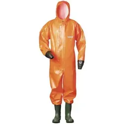F-PVC-Regen-Schutzanzug mit Stiefel, 325g/m2, orange