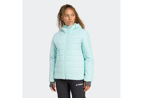 adidas TERREX Steppjacke W MT ESS P HO J wärmend durch Climawarm Technologie, mit Kapuze