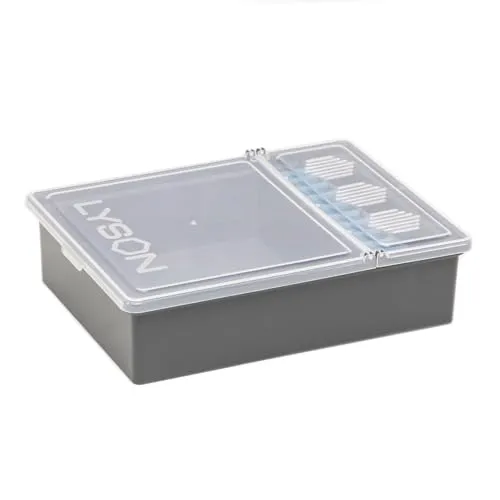 LYSON Futterkasten, Futtertrog eckig für Bienenfutter für Sirup Bienenfütterung Futtergerät für flüssiges und festes Futter Bienenbeute, Imkerei