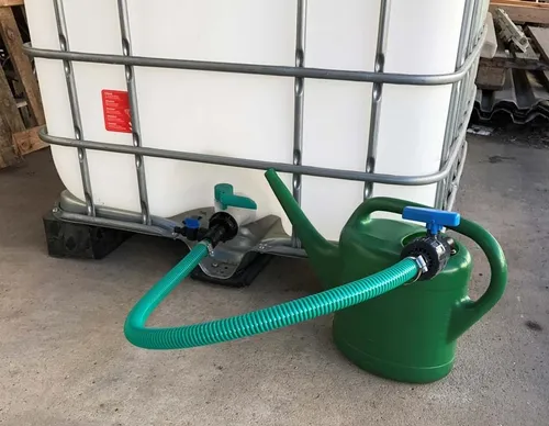Auslauf Befüllschlauch mit Absperrhahn für IBC Tank