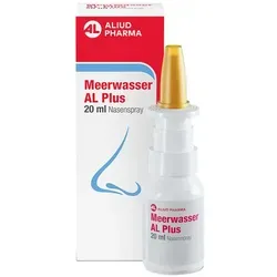 Meerwasser AL Plus Nasenspray - Effektives Nasenspray zur Befeuchtung der Nasenschleimhaut mit Meerwasser und Dexpanthenol. Ideal bei trockener Nase durch Heizungsluft oder Erkältungen.