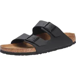 Birkenstock Arizona Sandalen Schwarz EU 39 für Herren - Wanderschuhe mit anatomisch geformtem Korkfußbett für optimalen Tragekomfort und Unterstützung. Ideal für Freizeitaktivitäten und lange Tage.