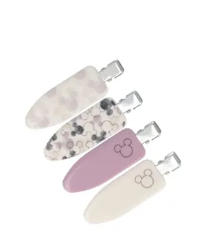 Disney Mickey Mouse inspirierte Haarclips von PARSA Beauty – 2er-Set knickfreie Haarspangen, zuverlässiger Halt für alle Haartypen, Styling-Clips für Alltag & besondere Anlässe, ikonisches Design