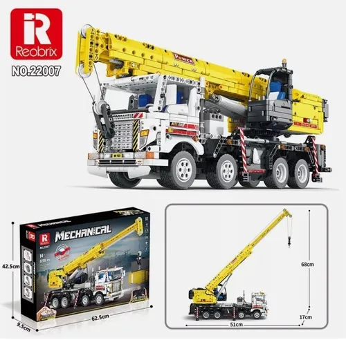 Kran Technik Klemmbausteine LKW Reobrix 22007 R/C Controler 2206 Teile Motor