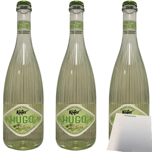 Käfer Hugo Holunderblüte & Limette Weinhaltiger Cocktail 6,9%vol. 3x0,75 Liter