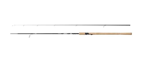Abu Garcia Venturi V2 Spinnrute - Leichter 30T Carbon Blank, Premium Korkgriff, vielseitige Aktion, ideal für die Fischerei auf Süßwasserarten wie Forellen, Barsche und Hechte 2,44m 30-60g