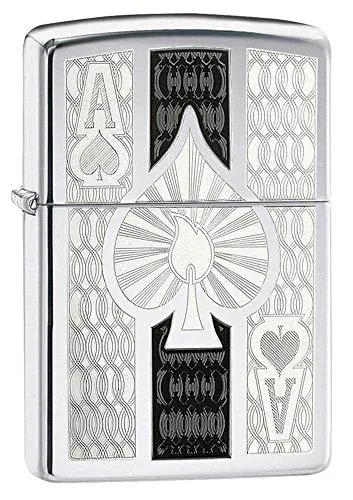 Zippo 24196 Feuerzeug 60001616 Anne Stokes Benzinfeuerzeug, Messing,highPolishChrome,1x3,5x5,5cm, High Polish Chrome, 1 x 3,5 x 5,5 cm