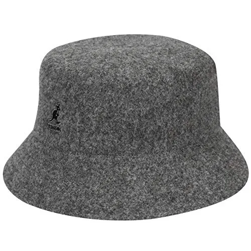Kangol Herren Wollmütze Flannel FL034 in Grau, Größe M - Stylische gestrickte Wollmütze mit Stretch-Schweißband, ideal für den Alltag. Ungefüttert und mit Kontrastfarbe unter der Krempe für einen modernen Look.