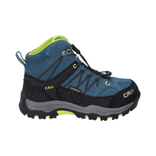 CMP Kids Rigel Mid Trekking Shoes WP - Wasserfeste Wanderschuhe für Kinder - Wanderschuhe für Kinder mit wasserfester CLIMAPROTECT-Membran, ideal für Abenteuer in der Natur und optimaler Grip auf jedem Terrain.
