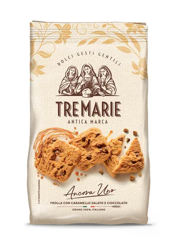 Tre Marie Ancora Uno Kekse mit Gesalzenem Karamell und Schokolade 315g
